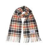 Charger l&#39;image dans la galerie, Heritage Pure Wool Tartan Check Scarf Camel Thompson - Raw Menswear
