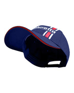 Carica l&#39;immagine nel visualizzatore di Gallery, Lambretta Racing Stripe Baseball Cap Navy - Raw Menswear
