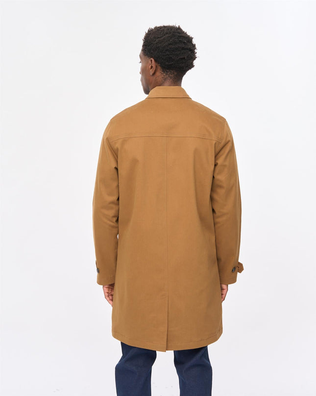 Gabicci Mens Houghton Rain Mac Jacket Gabicci Vintage CARAMEL