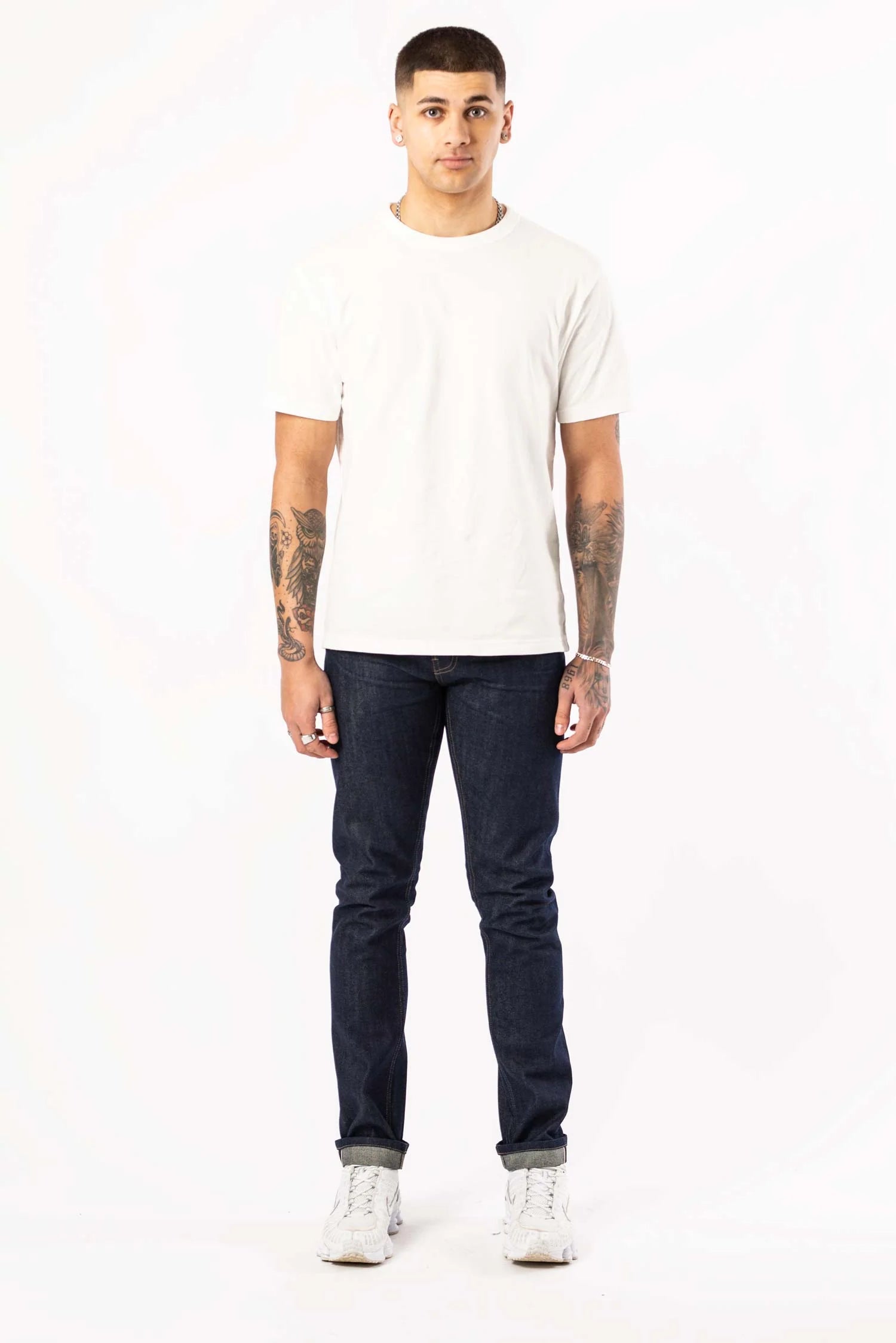 DML Klondike Slim Fit Selvedge Jeans In Rinse Wash - Raw Menswear