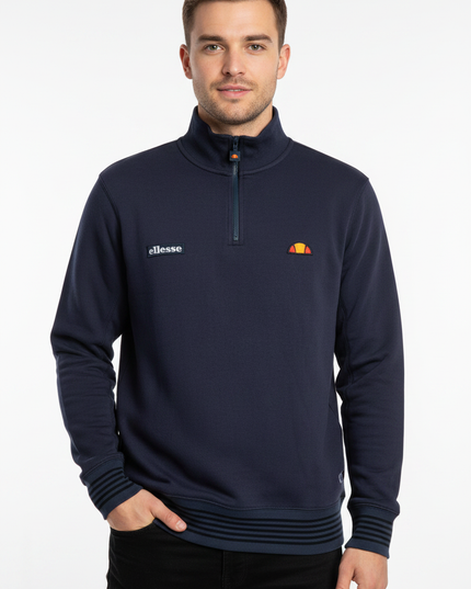 Ellesse Verazo 1/4 Zip Top in Navy