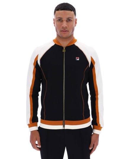 FILA Eliot Retro Track Top Black/Gardenia/Pumpkin Spice - 482