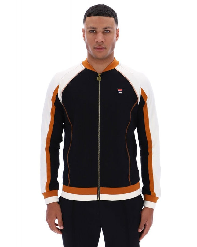 FILA Eliot Retro Track Top Black/Gardenia/Pumpkin Spice - 482