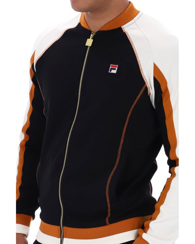 FILA Eliot Retro Track Top Black/Gardenia/Pumpkin Spice - 482