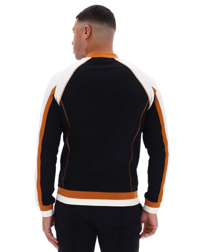 FILA Eliot Retro Track Top Black/Gardenia/Pumpkin Spice - 482
