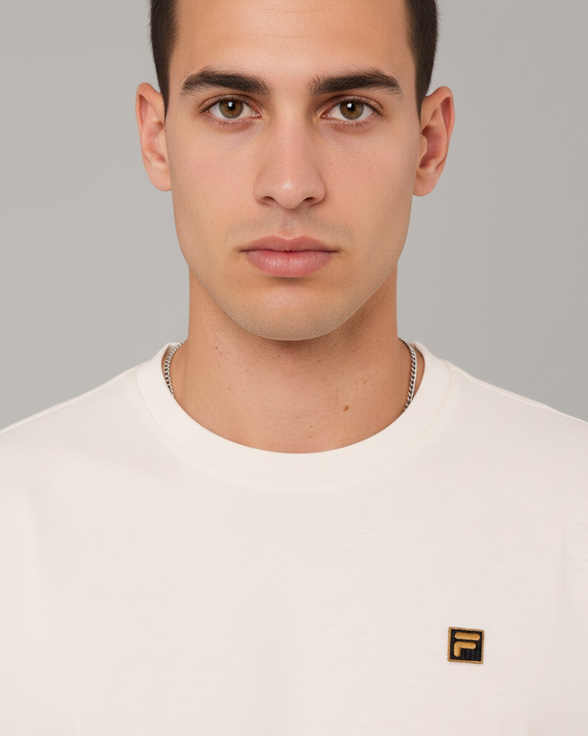FILA White Tee - Close Up