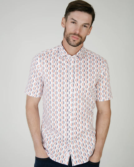 Mish Mash Florence S/S Shirt White - 043