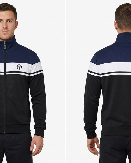 Front and back model product photo