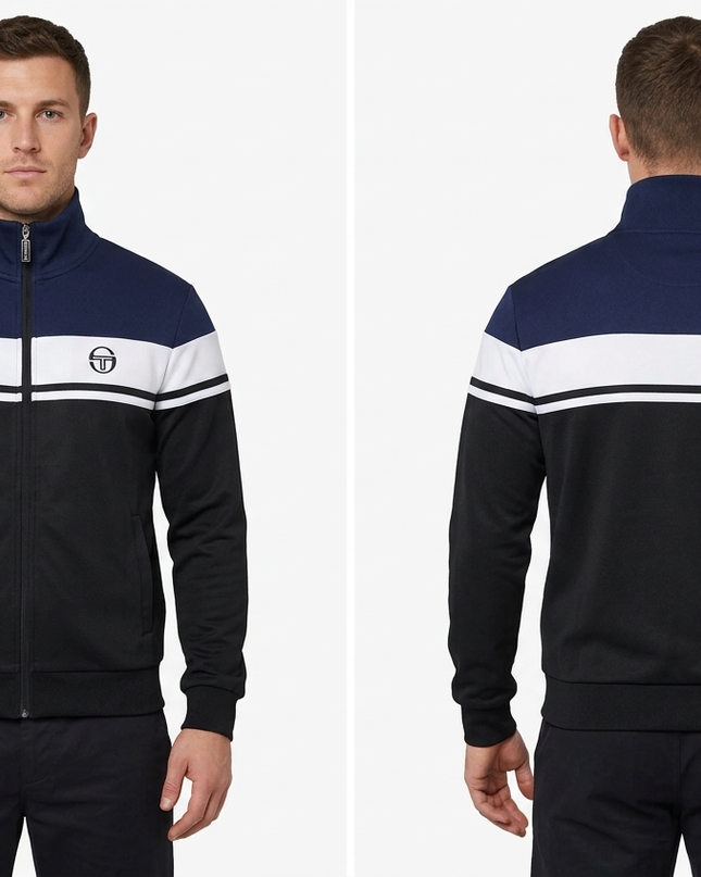Front and back model product photo