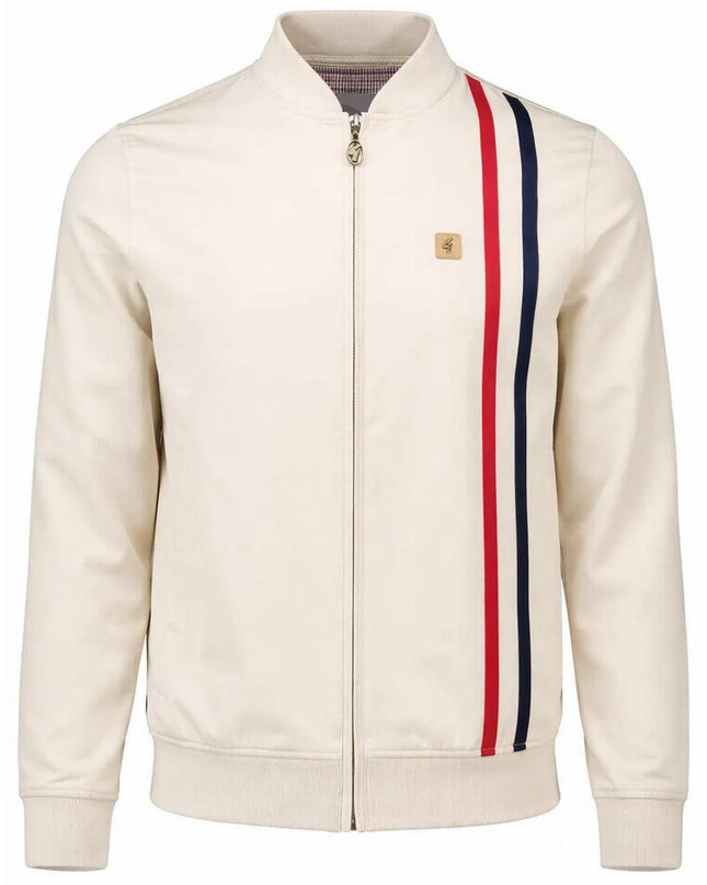 Gabicci Vintage Griffin Bomber Jacket Cream