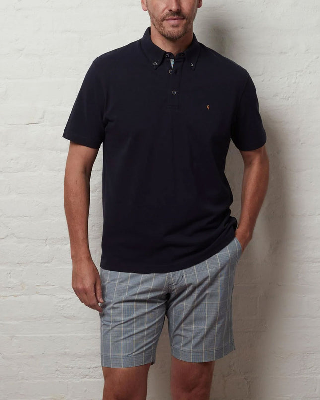 Gabicci Vintage Murphy Cotton Twill Shorts Delft Blue - 907