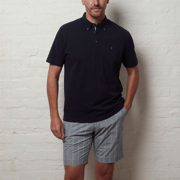 Gabicci Vintage Murphy Cotton Twill Shorts Delft Blue - 907