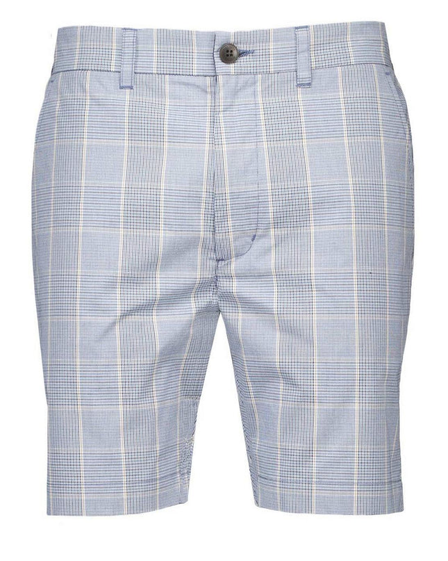 Gabicci Vintage Murphy Cotton Twill Shorts Delft Blue - 907