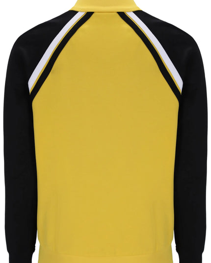 Sergio Tacchini Ghibli Davis Track Top in Black/Yellow