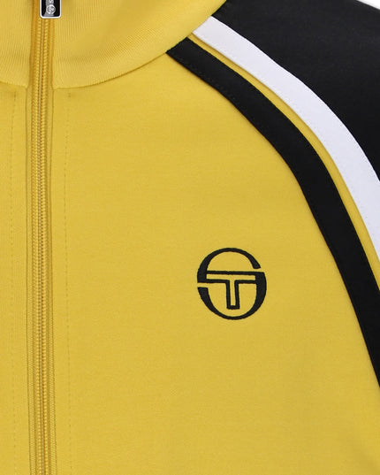 Sergio Tacchini Ghibli Davis Track Top in Black/Yellow