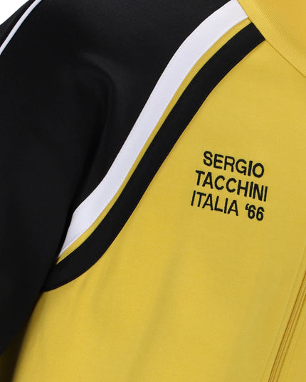 Sergio Tacchini Ghibli Davis Track Top in Black/Yellow