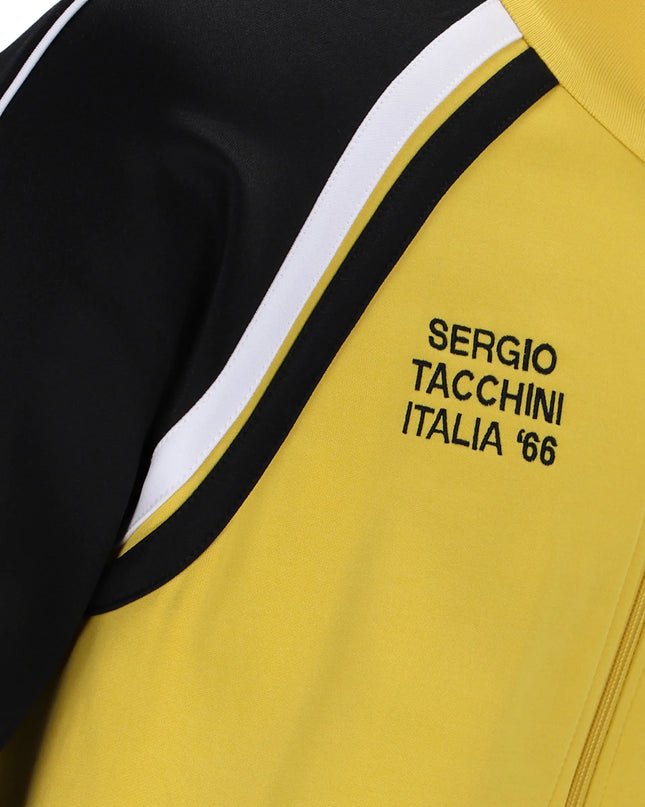Sergio Tacchini Ghibli Davis Track Top in Black/Yellow