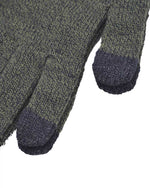 Load image into Gallery viewer, Lambretta Touch Screen Gloves Khaki/Charcoal - Raw Menswear
