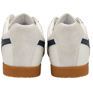 Gola Classics Harrier Leather Trainers White/Navy/Red - Raw Menswear