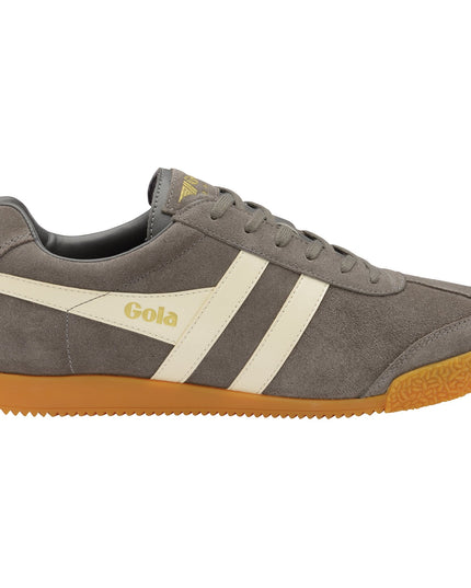 Gola Classics Men's Harrier Suede Trainers in Ash/Ecru