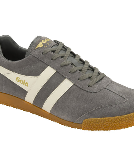 Gola Classics Men's Harrier Suede Trainers in Ash/Ecru