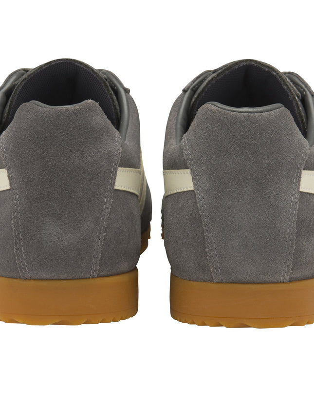 Gola Classics Men's Harrier Suede Trainers in Ash/Ecru