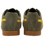 Carica l&#39;immagine nel visualizzatore di Gallery, Gola Classics Harrier Suede Trainers Khaki/Sun/Black - Raw Menswear
