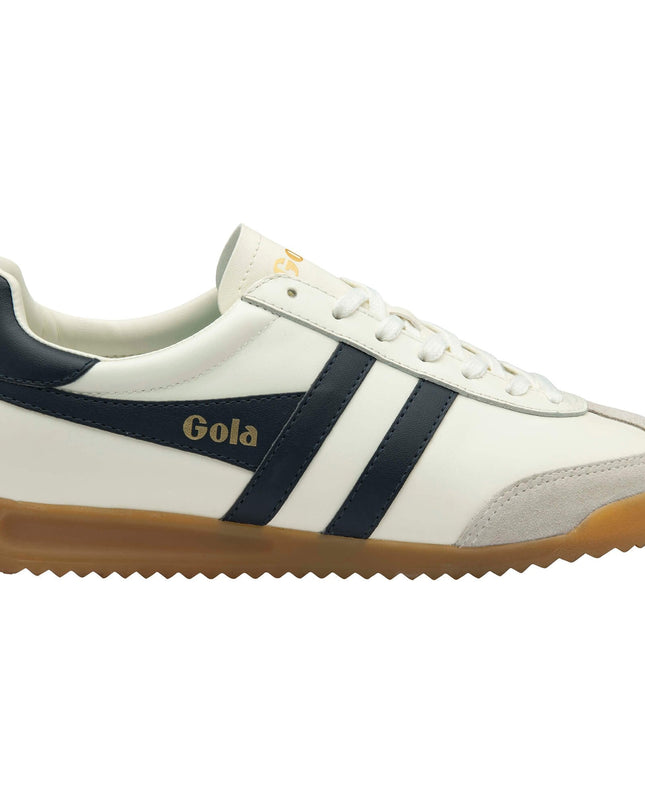Gola Classics Men's Torpedo Leather Trainers Off White/Navy - 1205