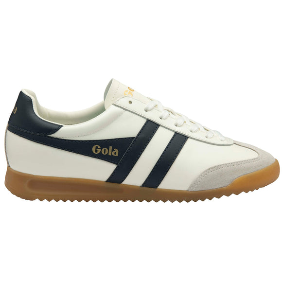 Gola Classics Men's Torpedo Leather Trainers Off White/Navy - 1205