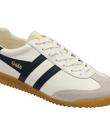 Gola Classics Men's Torpedo Leather Trainers Off White/Navy - 1205