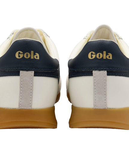 Gola Classics Men's Torpedo Leather Trainers Off White/Navy - 1205