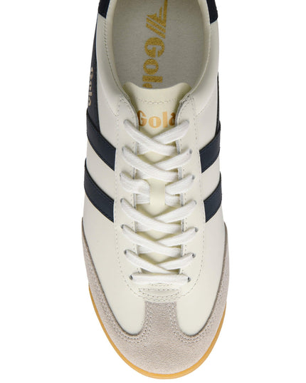 Gola Classics Men's Torpedo Leather Trainers Off White/Navy - 1205