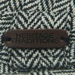 Load image into Gallery viewer, Heritage Elwood Tweed Trilby Hat Black/White Herringbone - Raw Menswear
