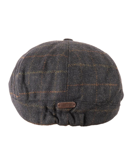 Tommy Tweed Baker Boy Cap Blue Box Check - Raw Menswear
