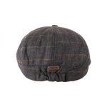 Load image into Gallery viewer, Tommy Tweed Baker Boy Cap Blue Box Check - Raw Menswear
