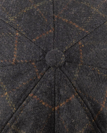 Tommy Tweed Baker Boy Cap Blue Box Check - Raw Menswear