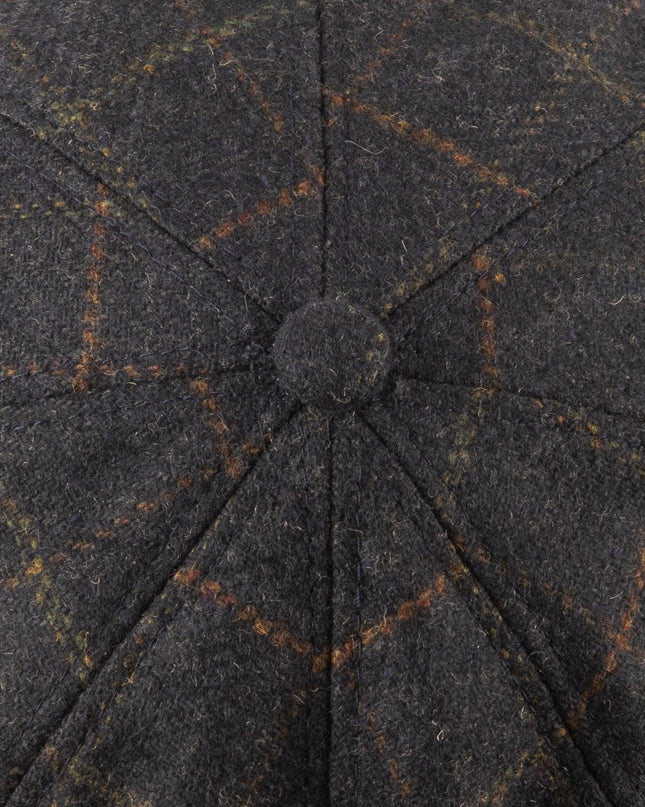 Tommy Tweed Baker Boy Cap Blue Box Check - Raw Menswear