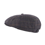 Load image into Gallery viewer, Tommy Tweed Baker Boy Cap Blue Box Check - Raw Menswear 
