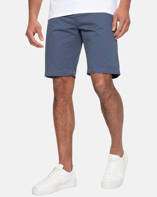 Threadbare Southsea Cotton Chino Shorts Misty Blue - Raw Menswear