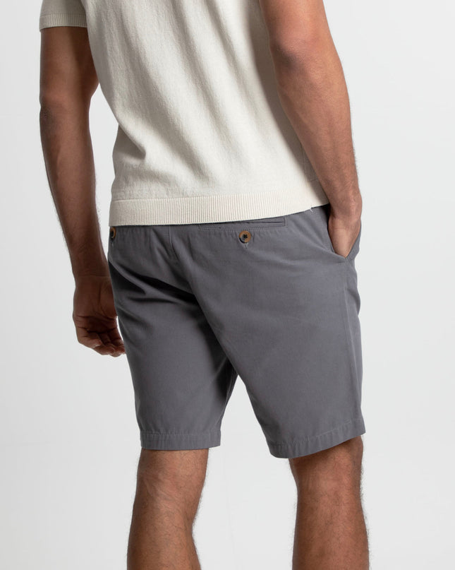 Threadbare Southsea Cotton Chino Shorts Slate - Raw Menswear