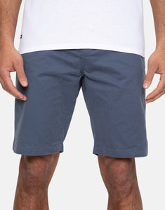 Threadbare Southsea Cotton Chino Shorts Misty Blue - Raw Menswear