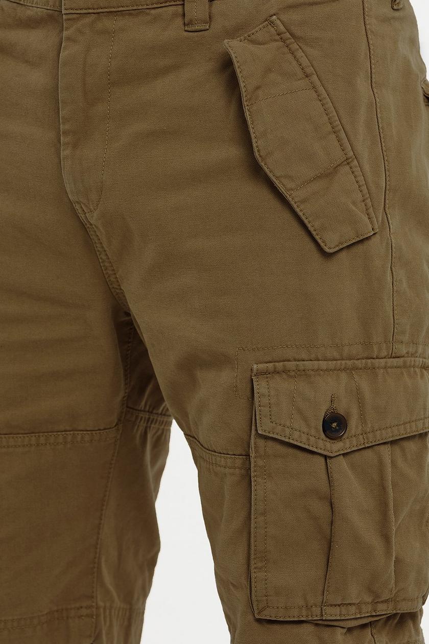Threadbare Lugo Cargo Shorts Khaki - Raw Menswear