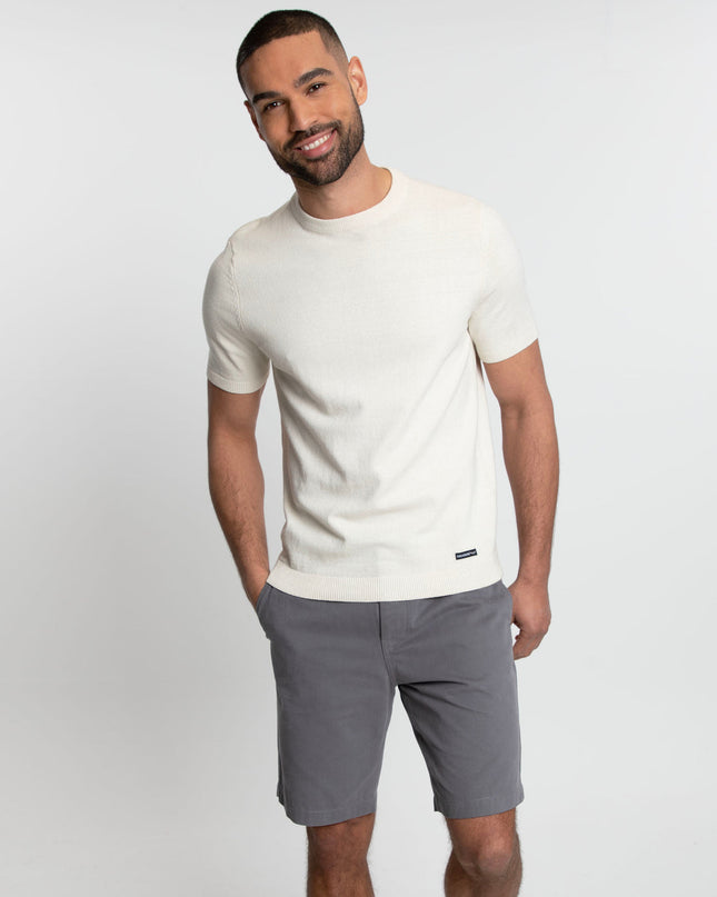 Threadbare Southsea Cotton Chino Shorts Slate - Raw Menswear