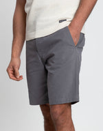 Load image into Gallery viewer, Threadbare Southsea Cotton Chino Shorts Slate - Raw Menswear
