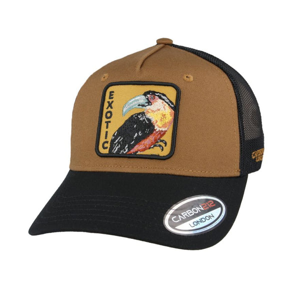 Carbon 212 Limited Edition Exotic Trucker Cap Black/Tan
