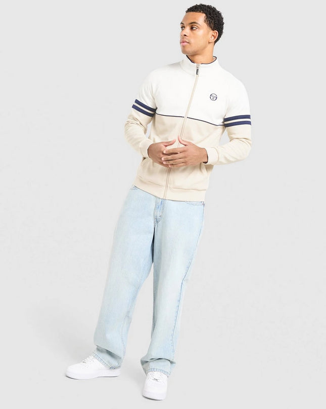 Sergio Tacchini Orion Track Top Gardenia/Sandshell/Maritime Blue