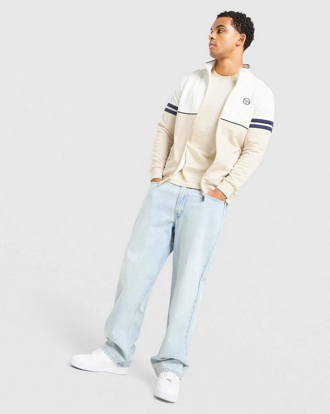 Sergio Tacchini Orion Track Top Gardenia/Sandshell/Maritime Blue