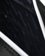Carica l&#39;immagine nel visualizzatore di Gallery, Lambretta Logo Flight Bag Black / White - Raw Menswear
