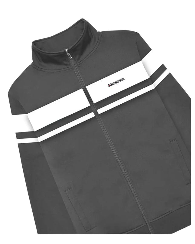 Lambretta Championship Track Top in Iron Grey