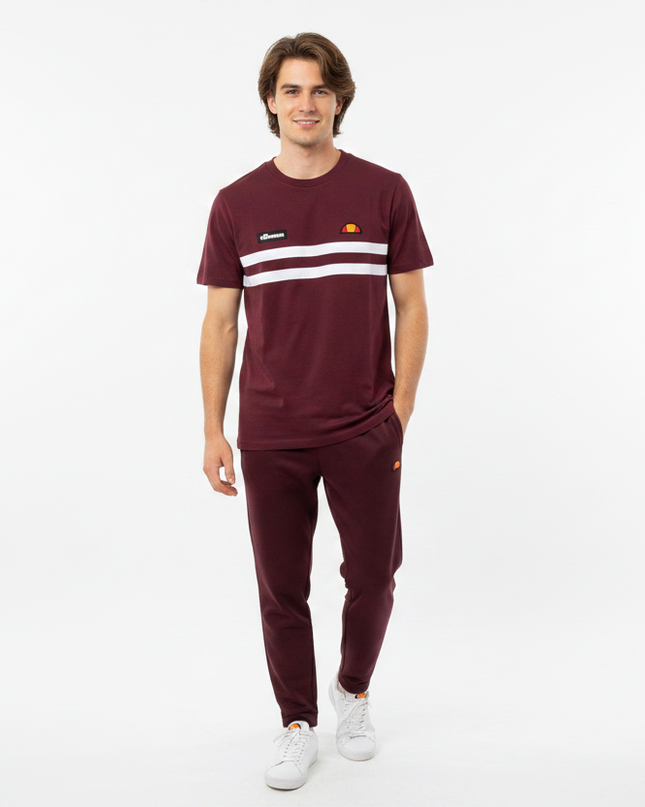 Ellesse Venire Tee in Burgundy